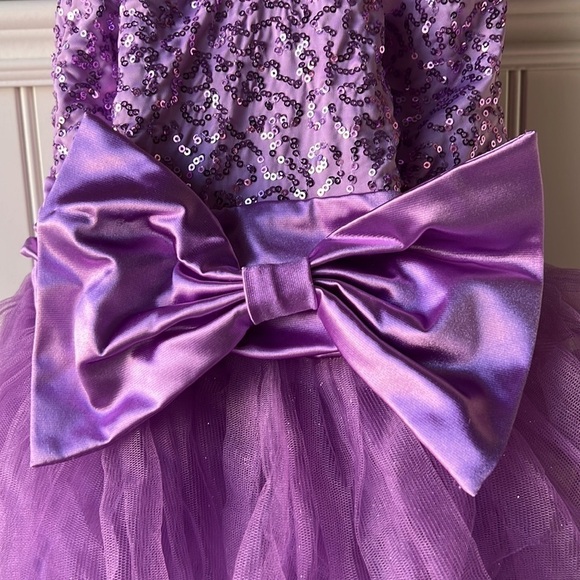 WEISSMAN Orchid Purple Dance Costume Size MC 10/12 - Picture 6 of 9